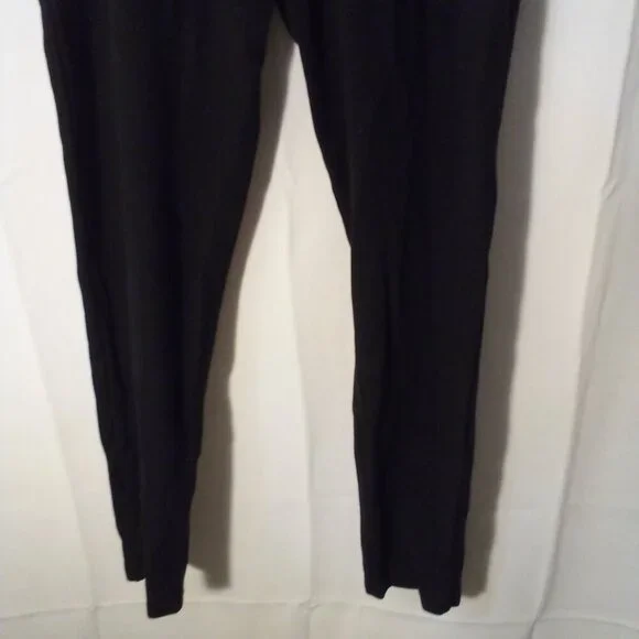 Shape FX Leggings Women L Straight Skinny Active Athletic Cropped Black - Picture 13 of 13